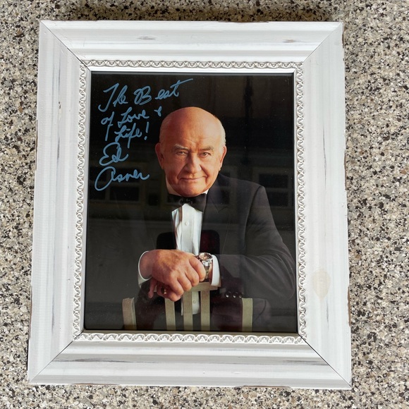 Autographed 8x10 picture of Ed Asner